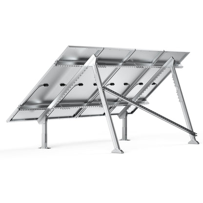 Rich Solar Solar Ground Mount | Adjustable, Easy-to-Install Brackets for 1-4 Panels
