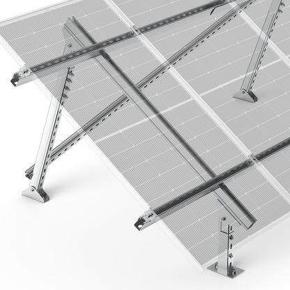 Rich Solar Solar Ground Mount | Adjustable, Easy-to-Install Brackets for 1-4 Panels