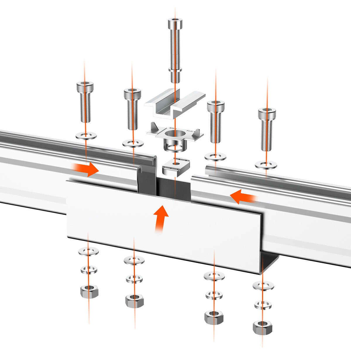 Rich Solar Solar Ground Mount | Adjustable, Easy-to-Install Brackets for 1-4 Panels