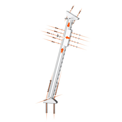 Rich Solar Solar Ground Mount | Adjustable, Easy-to-Install Brackets for 1-4 Panels
