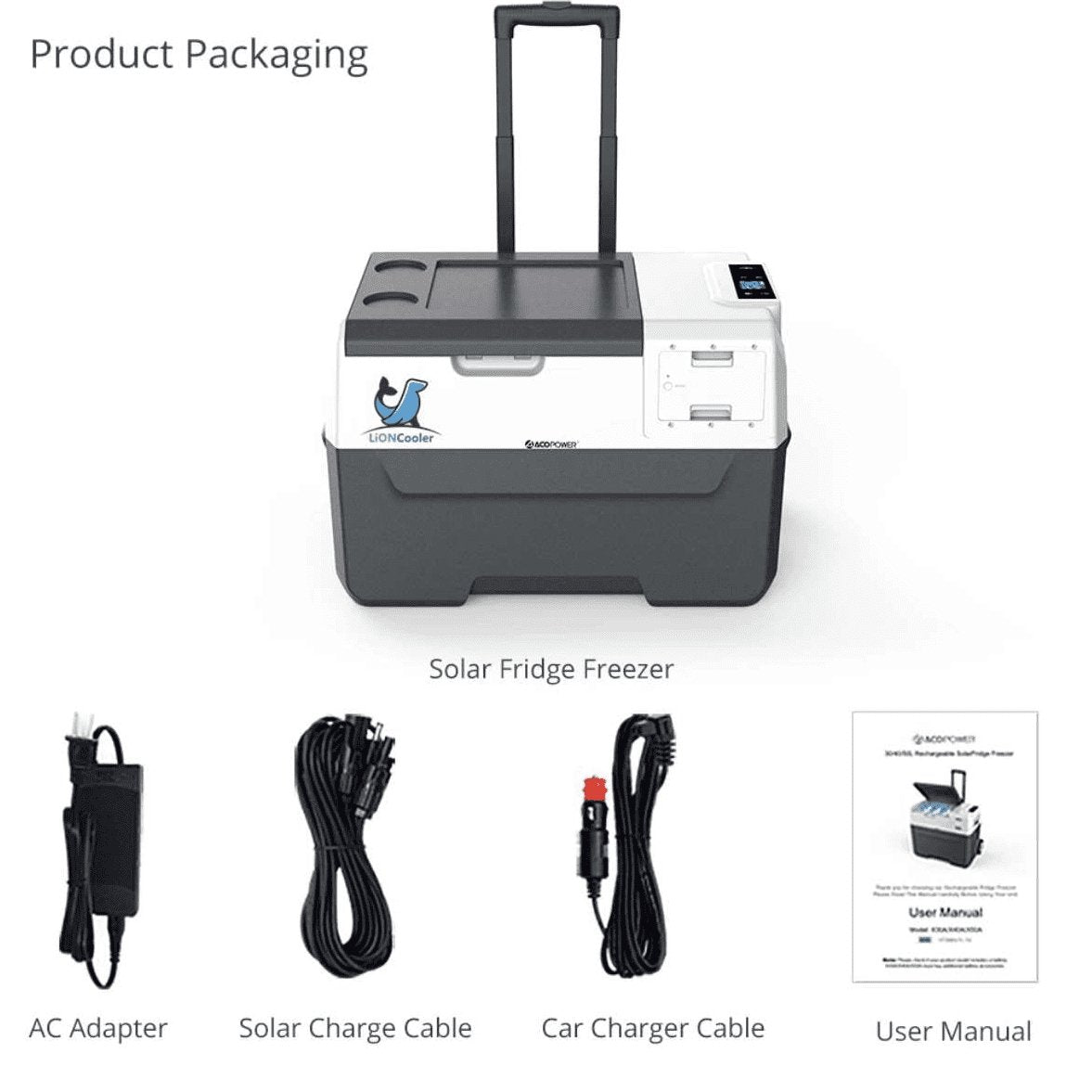 ACOPOWER| LionCooler X Series Portable Solar Fridge Freezer-EcoPowerit