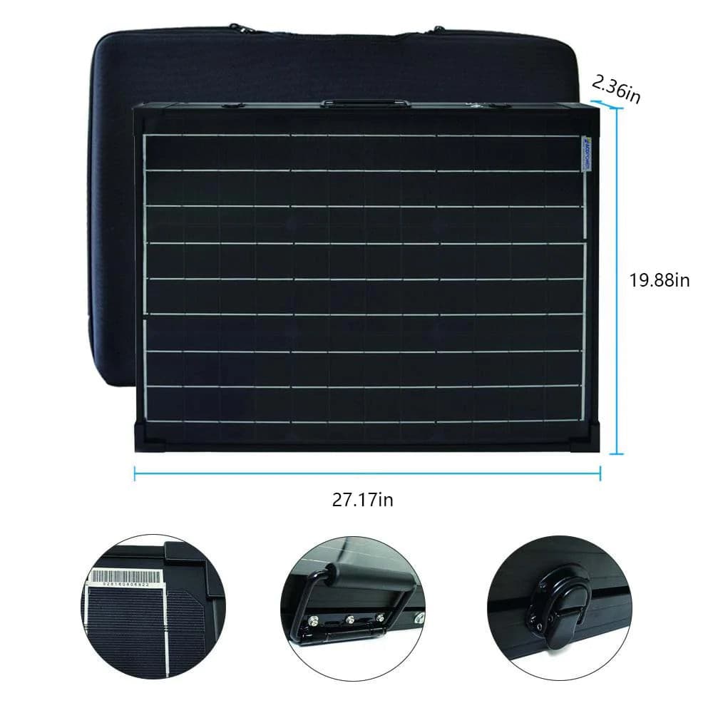 ACOPOWER|100W 12V Foldable Solar Panel+ProteusX 20A Charge Controller-EcoPowerit