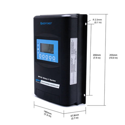 ACOPOWER|110-220W 12V Flexible Solar RV Kits With PWM LCD Charge Controller 20A-EcoPowerit