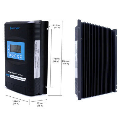 ACOPOWER|110-220W 12V Flexible Solar RV Kits With PWM LCD Charge Controller 20A-EcoPowerit