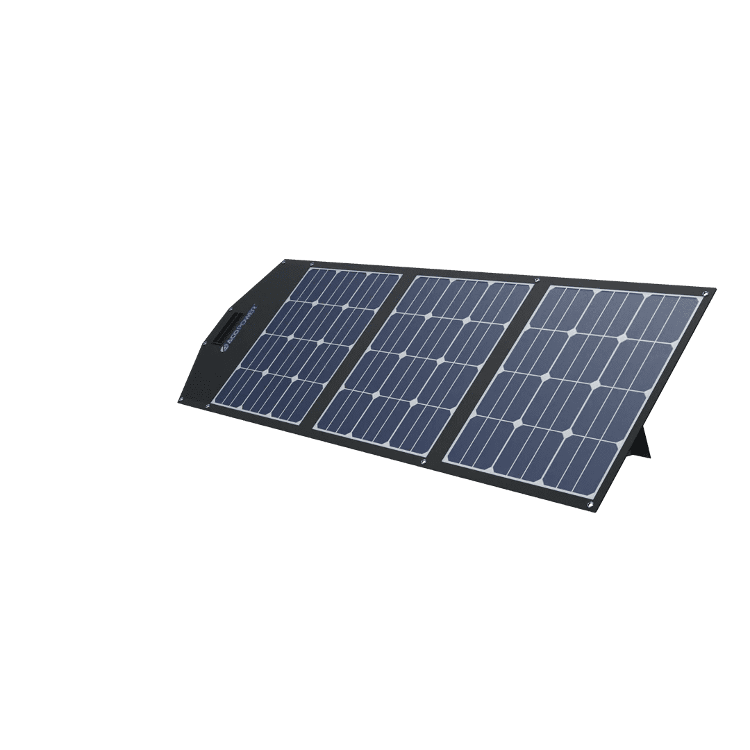 ACOPOWER|LTK 120W Foldable Solar Panel+ProteusX 20A Charge Controller-EcoPowerit