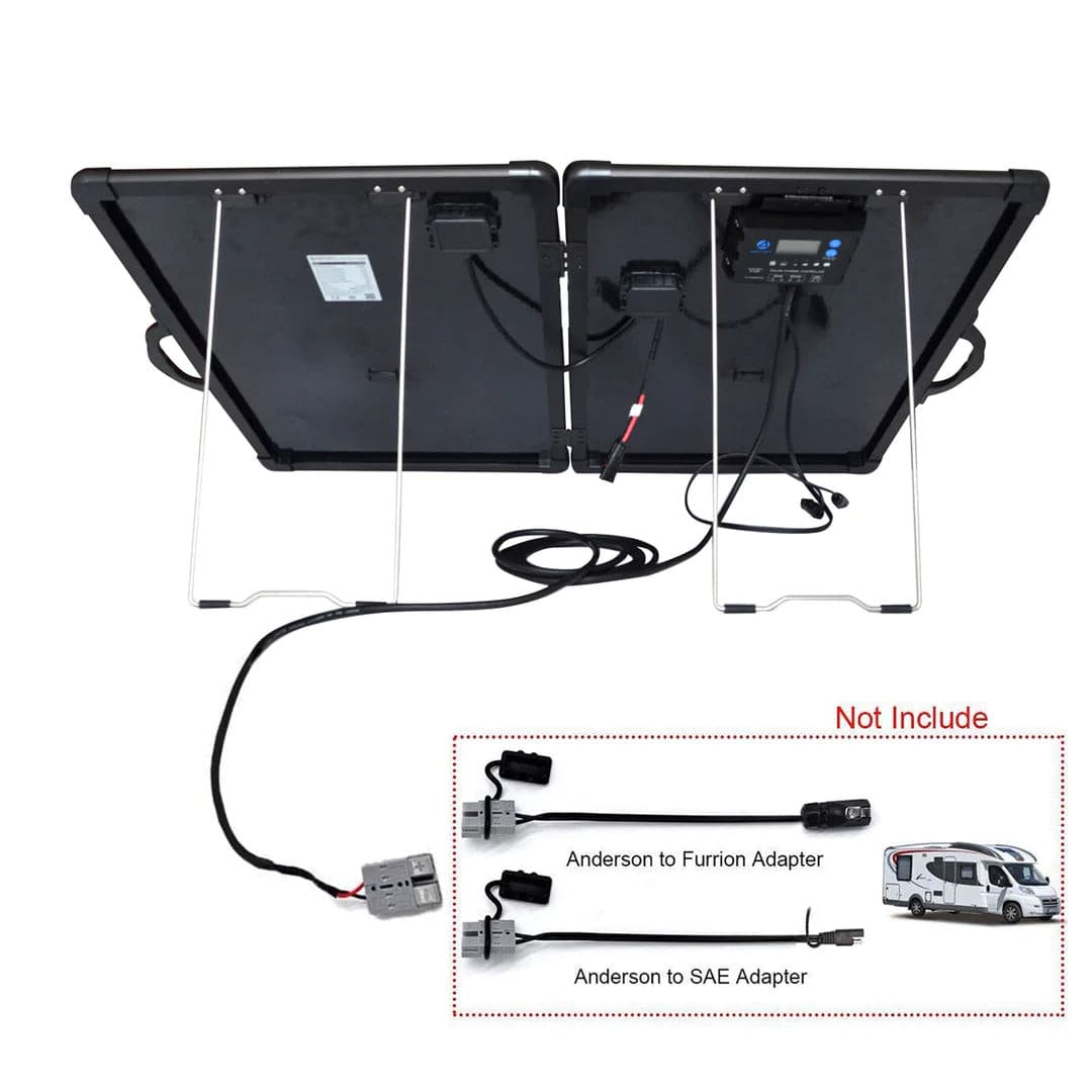 ACOPOWER|PLK 200W Lightweight Briefcase with 20A Charge Controller Portable Solar Panel Kit-EcoPowerit