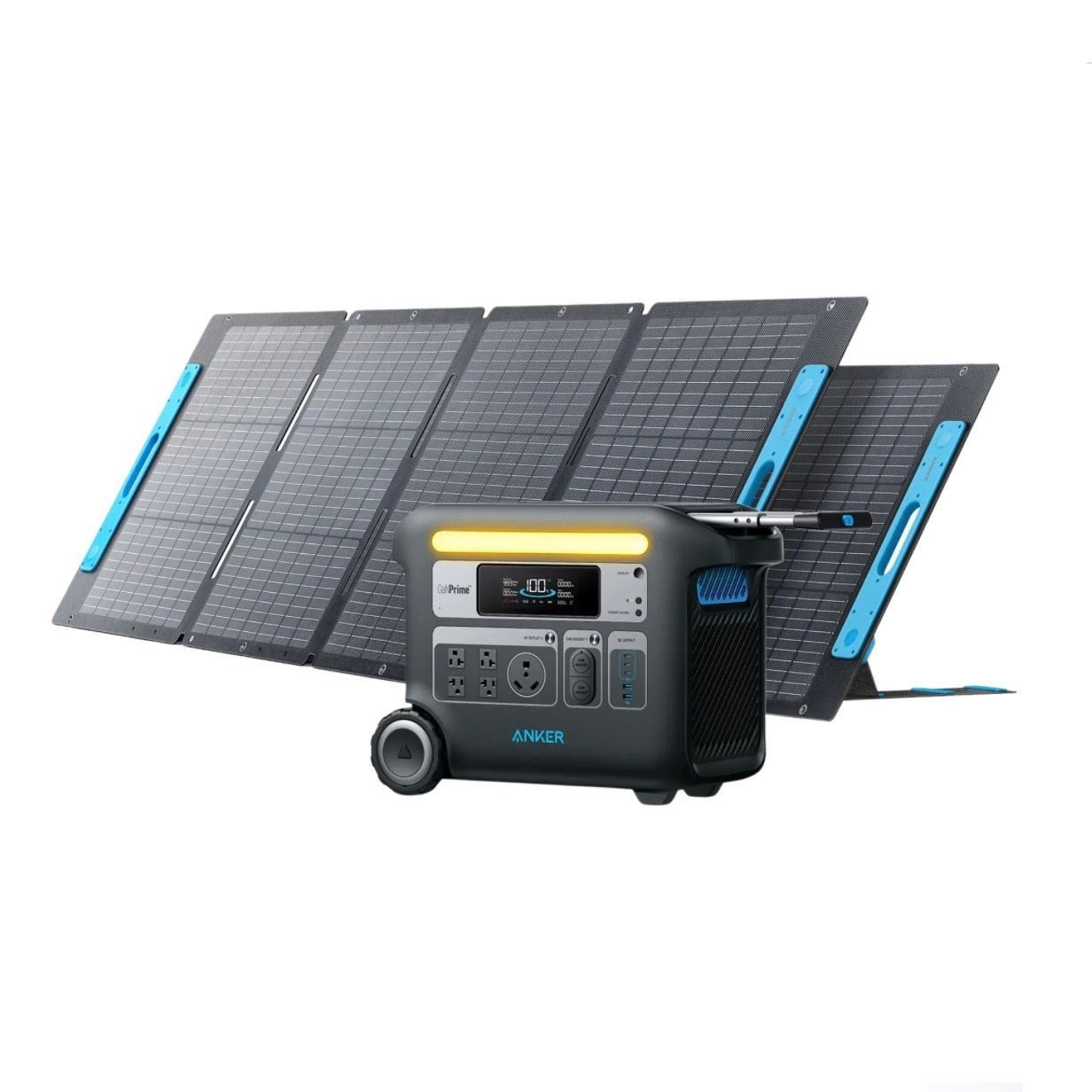 Anker|PowerHouse 2048Wh with 1*200W Solar Panels 767 Solar Generator-EcoPowerit