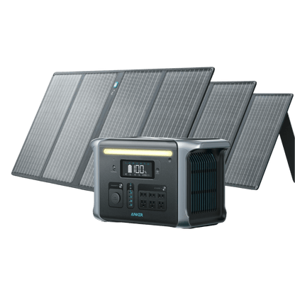 Anker|PowerHouse 757-1229Wh| 1500W+100W Solar Panels, Solar Generator-EcoPowerit