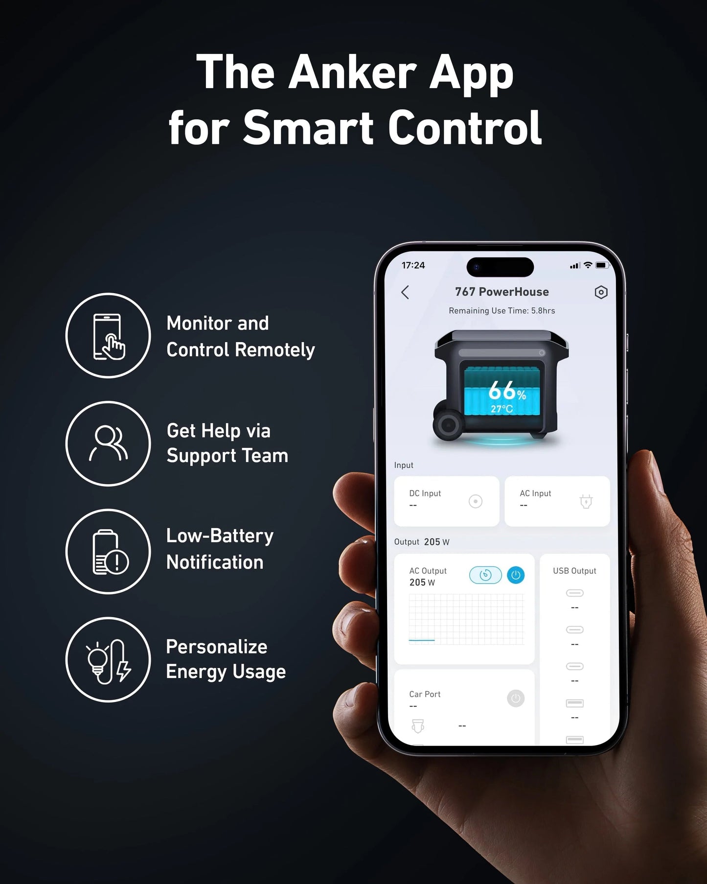 Anker|PowerHouse 767-2048Wh|2400W Portable Power Station-EcoPowerit