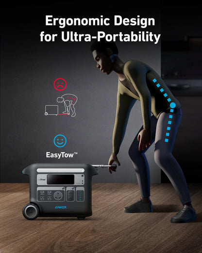 Anker|PowerHouse 767-2048Wh|2400W Portable Power Station-EcoPowerit