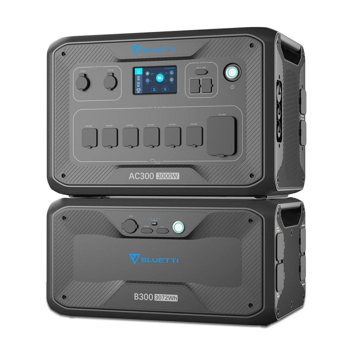 BLUETTI| AC300 + 4*B300 12,288Wh-USP Mode Home Battery Backup-EcoPowerit