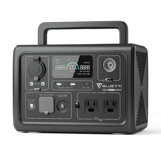 BLUETTI| EB3A Portable Power Station | 600W 268Wh-EcoPowerit