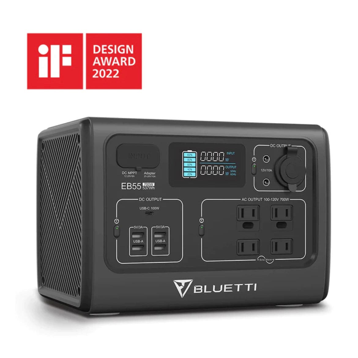 BLUETTI| EB55| 700W 537Wh USP Mode Portable Power Station-EcoPowerit