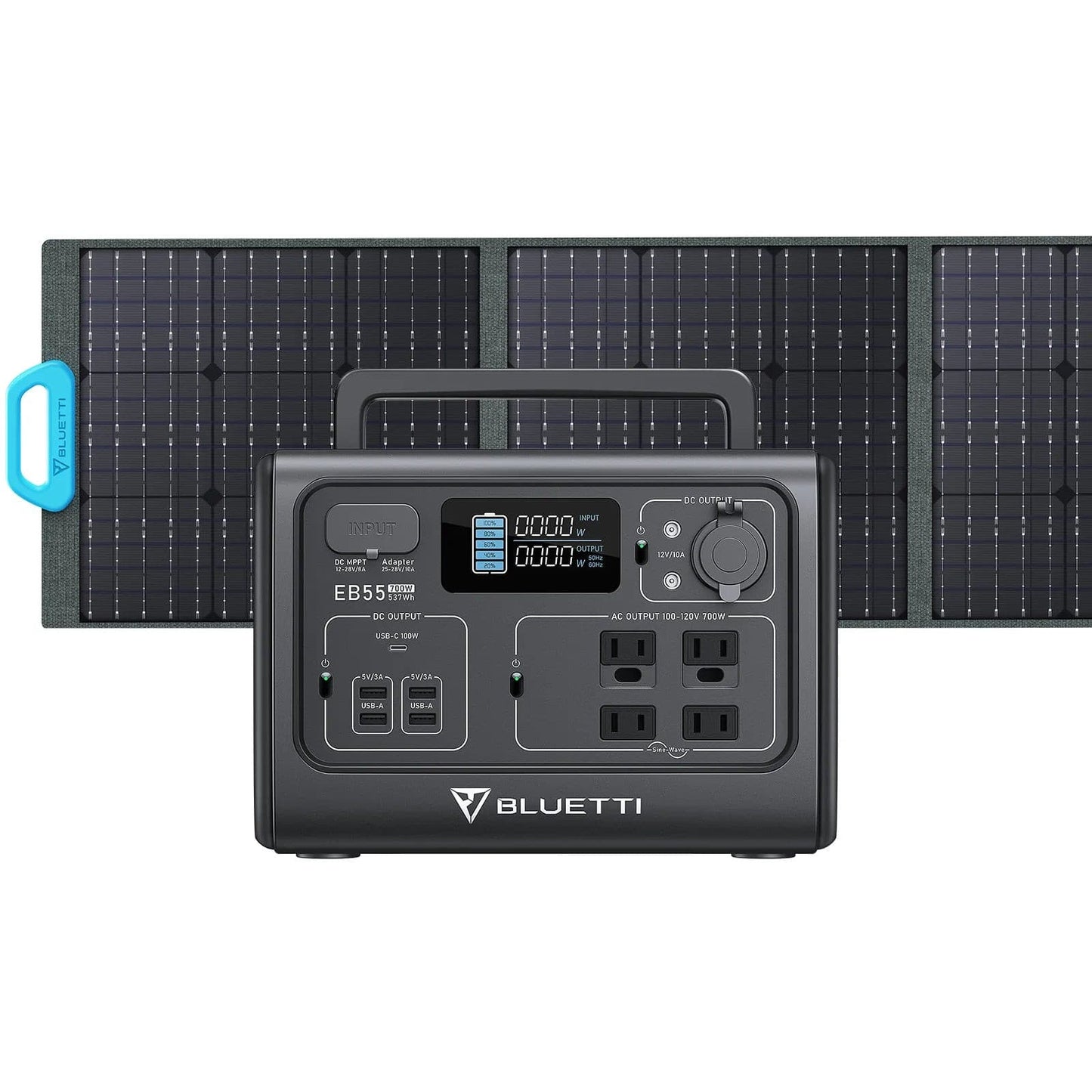 BLUETTI| EB55| 700W 537Wh USP Mode Portable Power Station-EcoPowerit