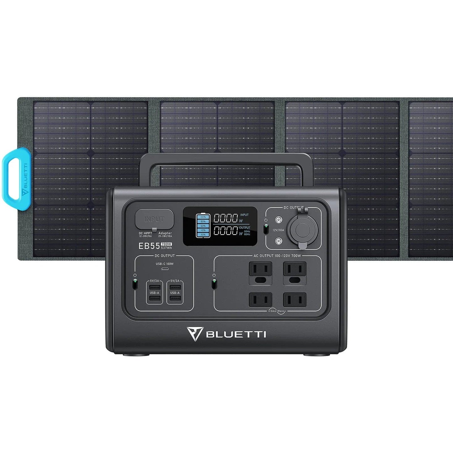 BLUETTI| EB55| 700W 537Wh USP Mode Portable Power Station-EcoPowerit