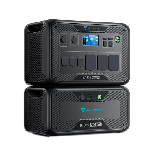 BLUETTI| AC500 + B300S- From 3,072Wh to 18,432Wh Home Battery Backup-EcoPowerit