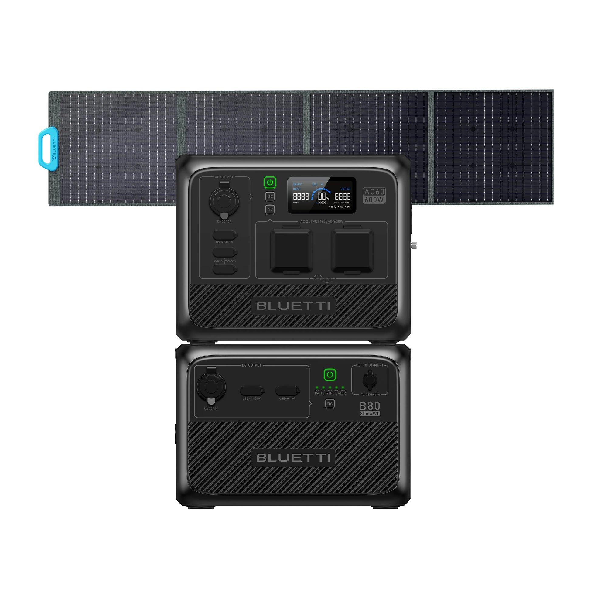 BLUETTI |AC60 Portable Power Station 600W,403Wh-EcoPowerit