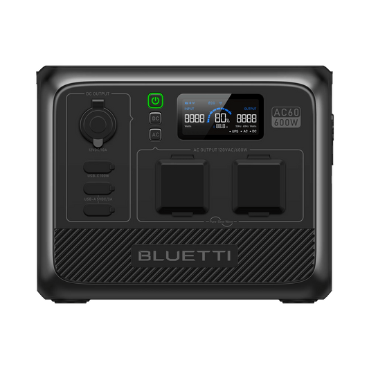 BLUETTI |AC60 Portable Power Station 600W,403Wh-EcoPowerit