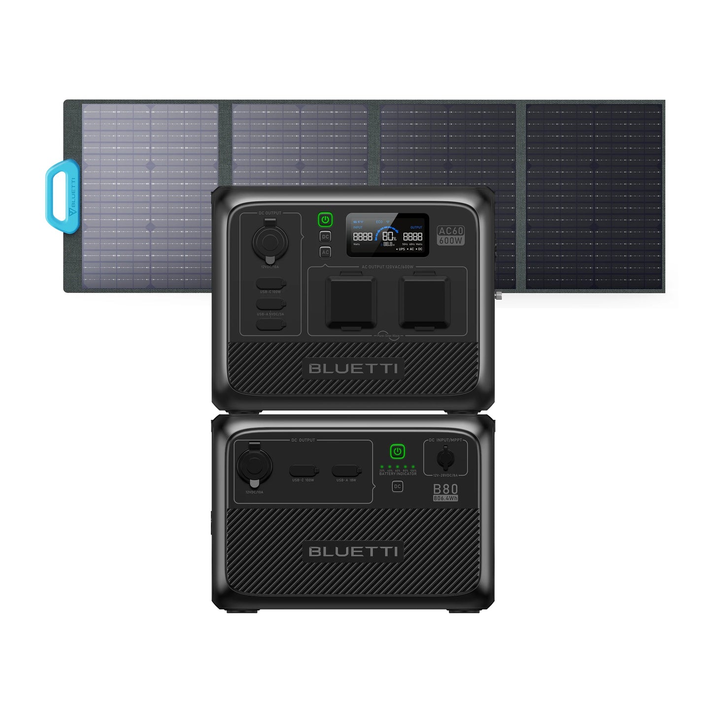 BLUETTI |AC60 Portable Power Station 600W,403Wh-EcoPowerit
