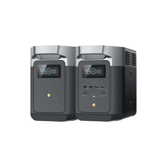 EcoFlow| DELTA 2 + DELTA 2 Smart Extra Battery + 220W Portable Solar Panel Bundle-EcoPowerit