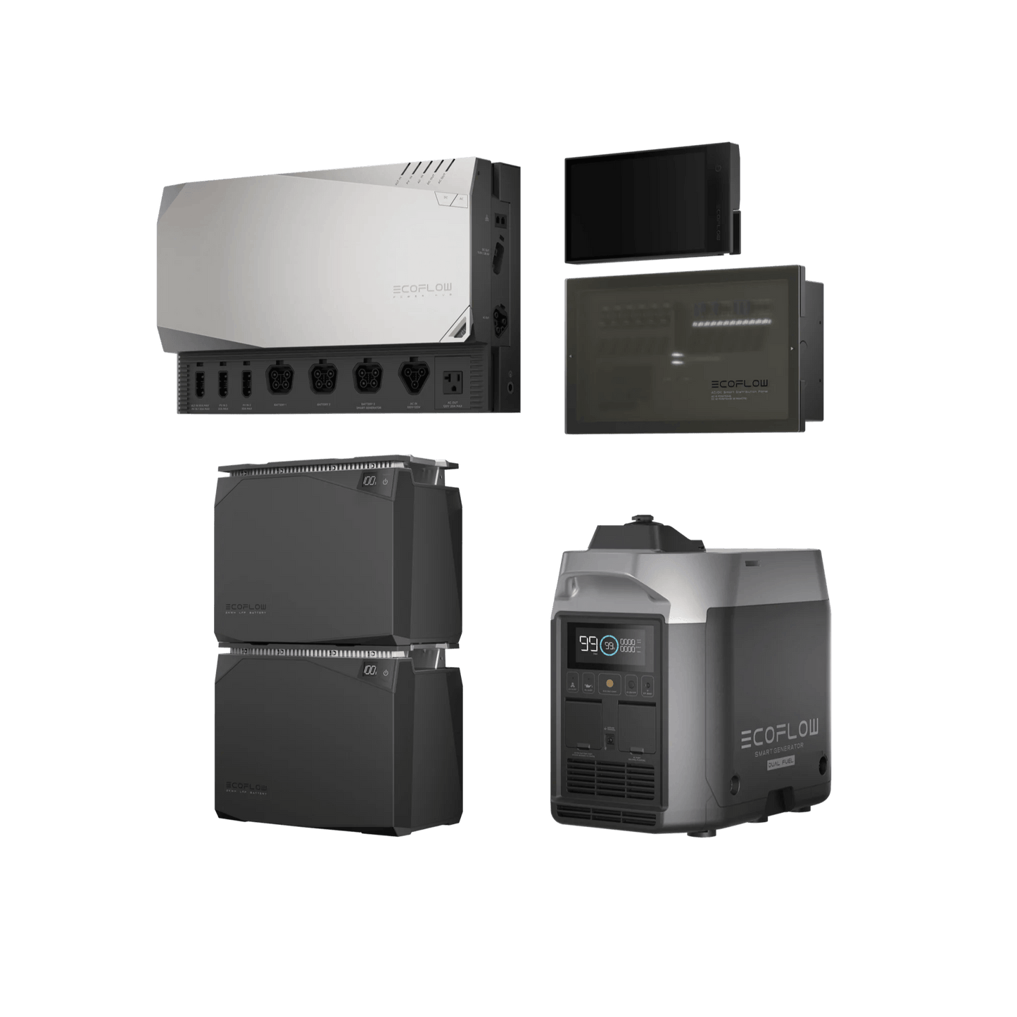 EcoFlow| Power Kits(Independence Kit) + Smart Generator (Dual Fuel) Bundle-EcoPowerit