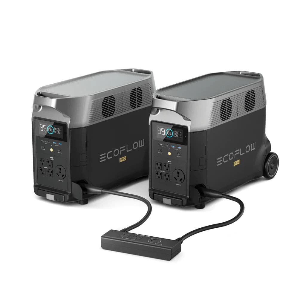 EcoFlow|2*DELTA PRO 3.6—25kWh| 3600W Power Station+Double Voltage Hub Bundle-EcoPowerit