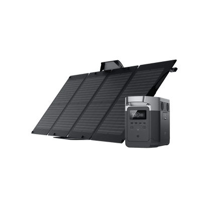 EcoFlow|DELTA + 110W Portable Solar Panel Bundle-EcoPowerit