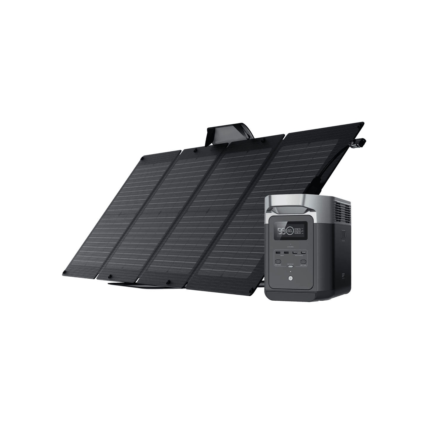 EcoFlow|DELTA 2 Power Station + 110W Portable Solar Panel Bundle-EcoPowerit