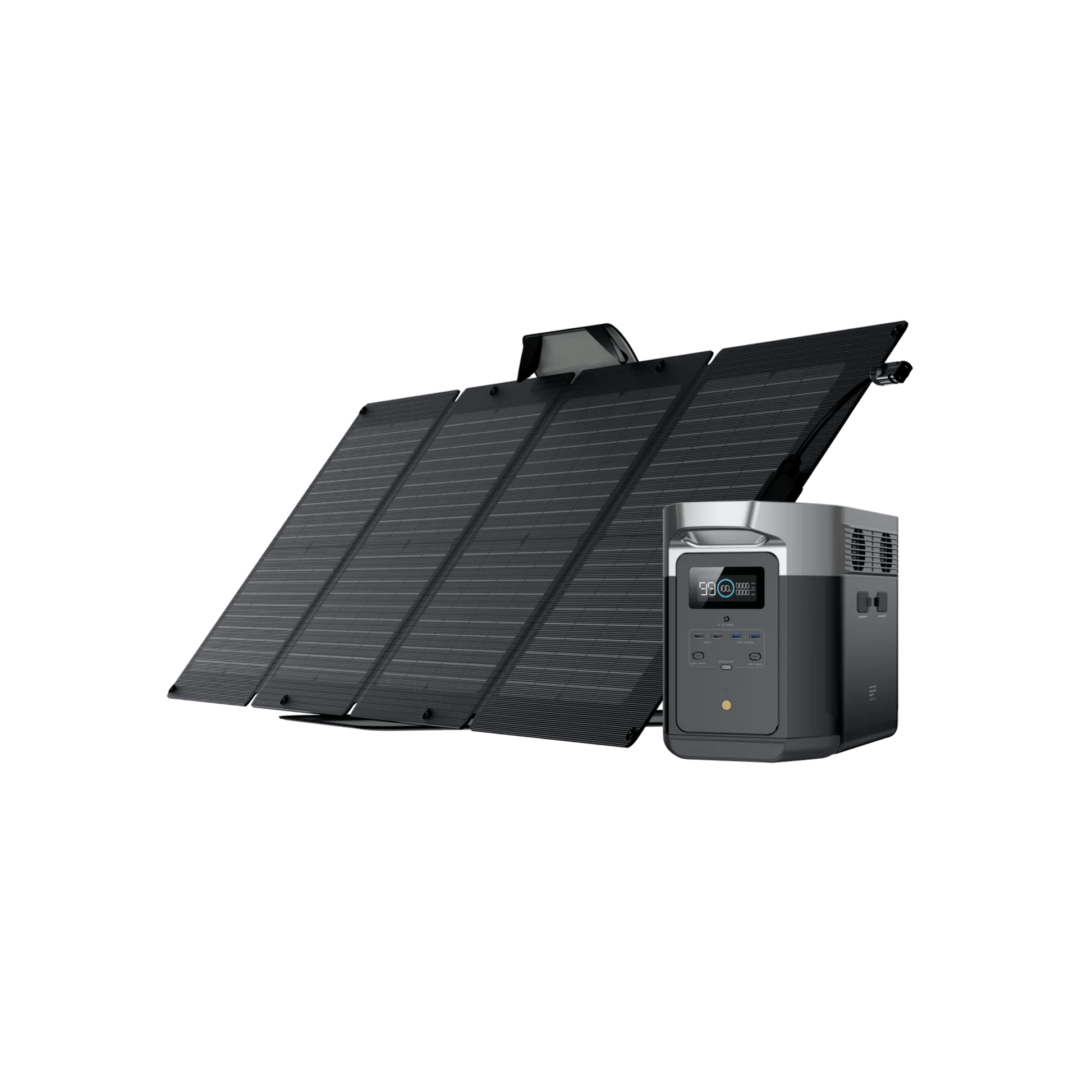 EcoFlow|DELTA MAX 2-6kWh + 110W Portable Solar Panel Bundle-EcoPowerit