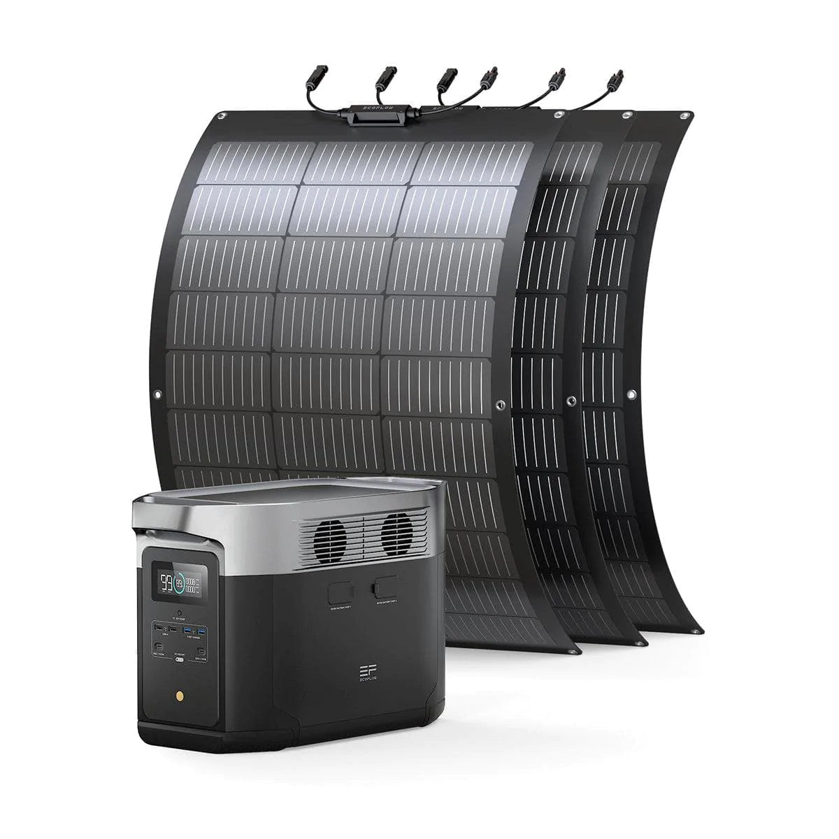 EcoFlow|DELTA MAX 2-6kWh + 2*100W Flexible Solar Panel Bundle-EcoPowerit