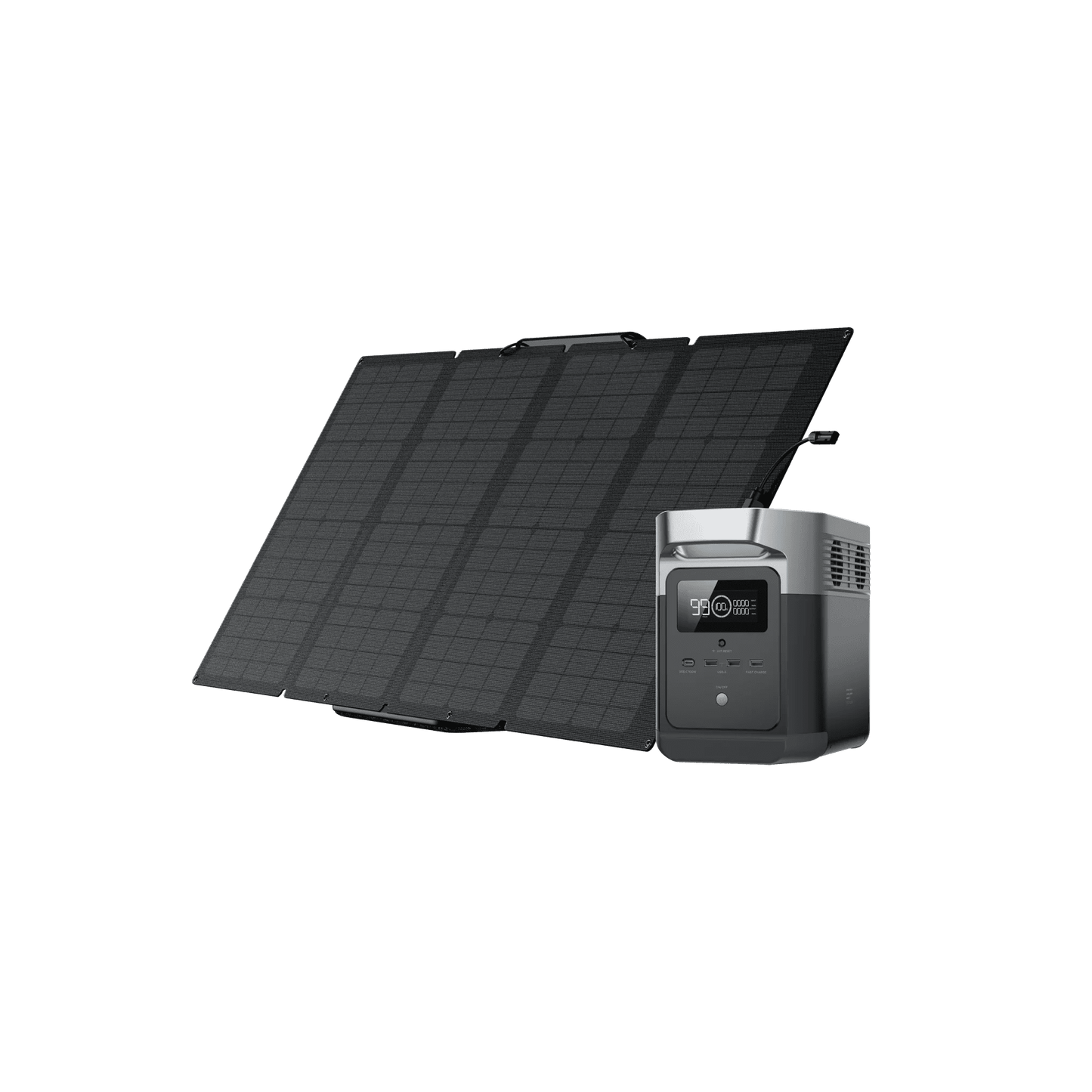 EcoFlow|DELTA Mini +160W Portable Solar Panel Bundle-EcoPowerit