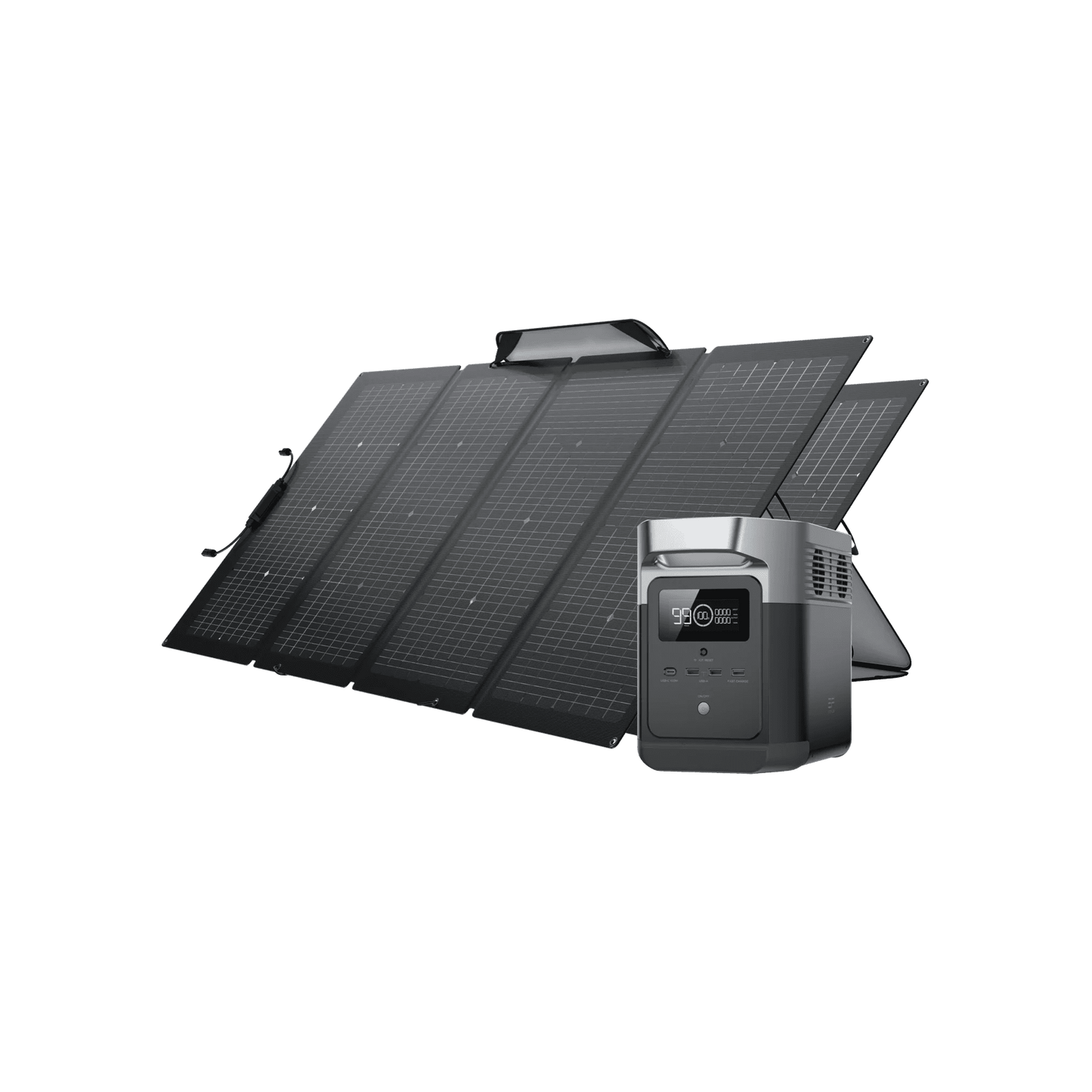 EcoFlow|DELTA Mini +220W Bifocal Portable Solar Panel Bundle-EcoPowerit