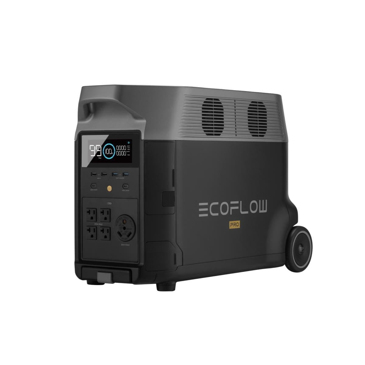 EcoFlow DELTA Pro + 220W Portable Solar Panel Solar Generator Kits
