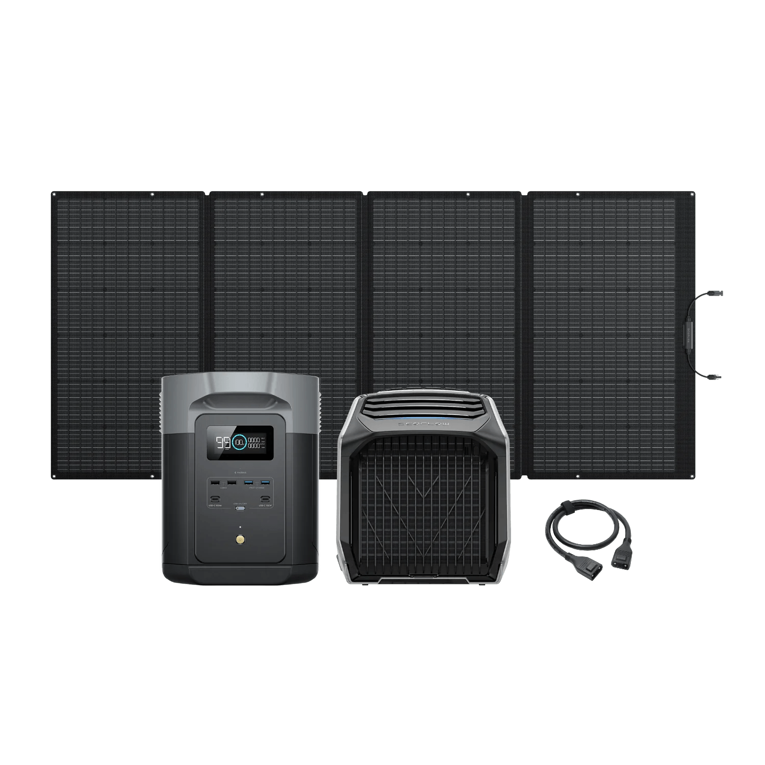 EcoFlow |WAVE 2 Portable Air Conditioner + DELTA 2 Max Portable Power Station-EcoPowerit