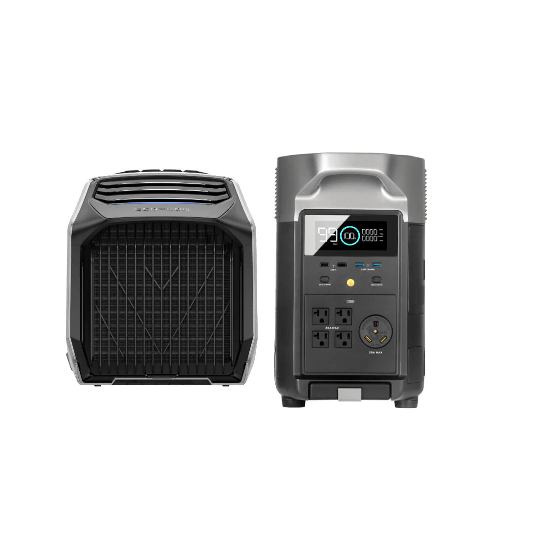 EcoFlow |WAVE 2 Portable Air Conditioner + DELTA Pro Power Station Bundle-EcoPowerit