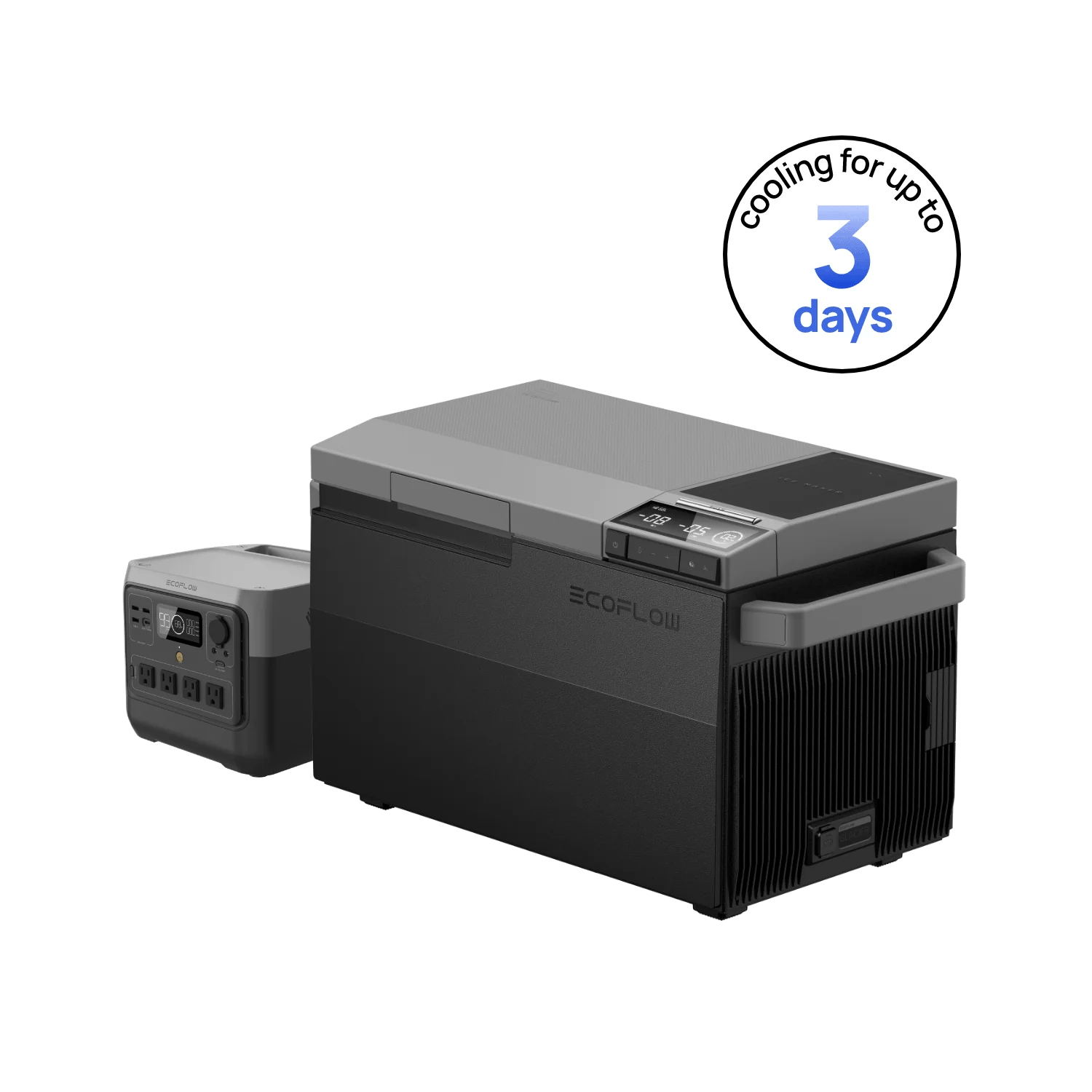 EcoFlow|GLACIER Portable Refrigerator+RIVER 2 Pro Power Station Bundle-EcoPowerit