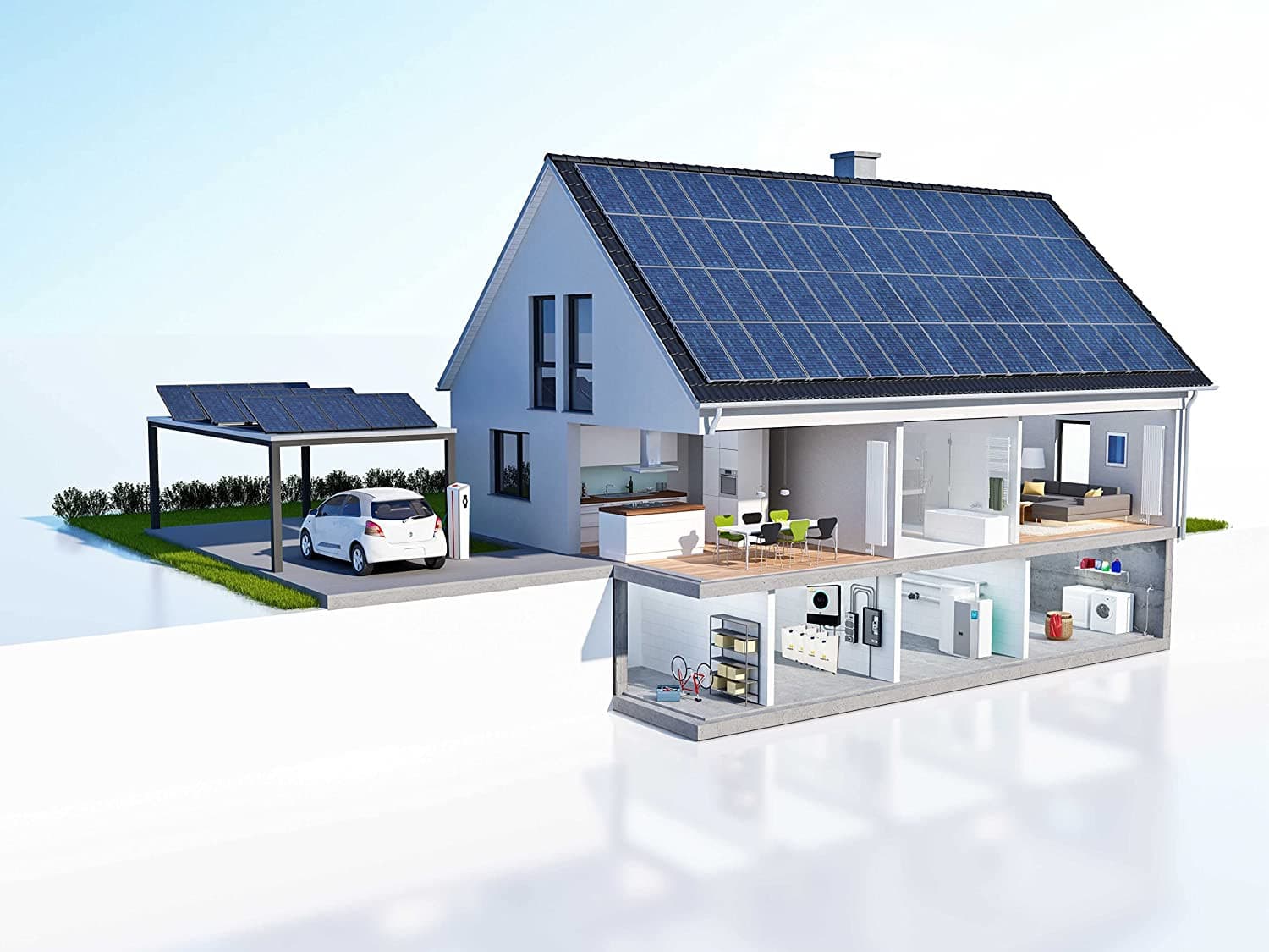 HYSOLIS|6500W Solar Inverter,Pure Sine Wave 2x80A MPPT Charge Controller-EcoPowerit