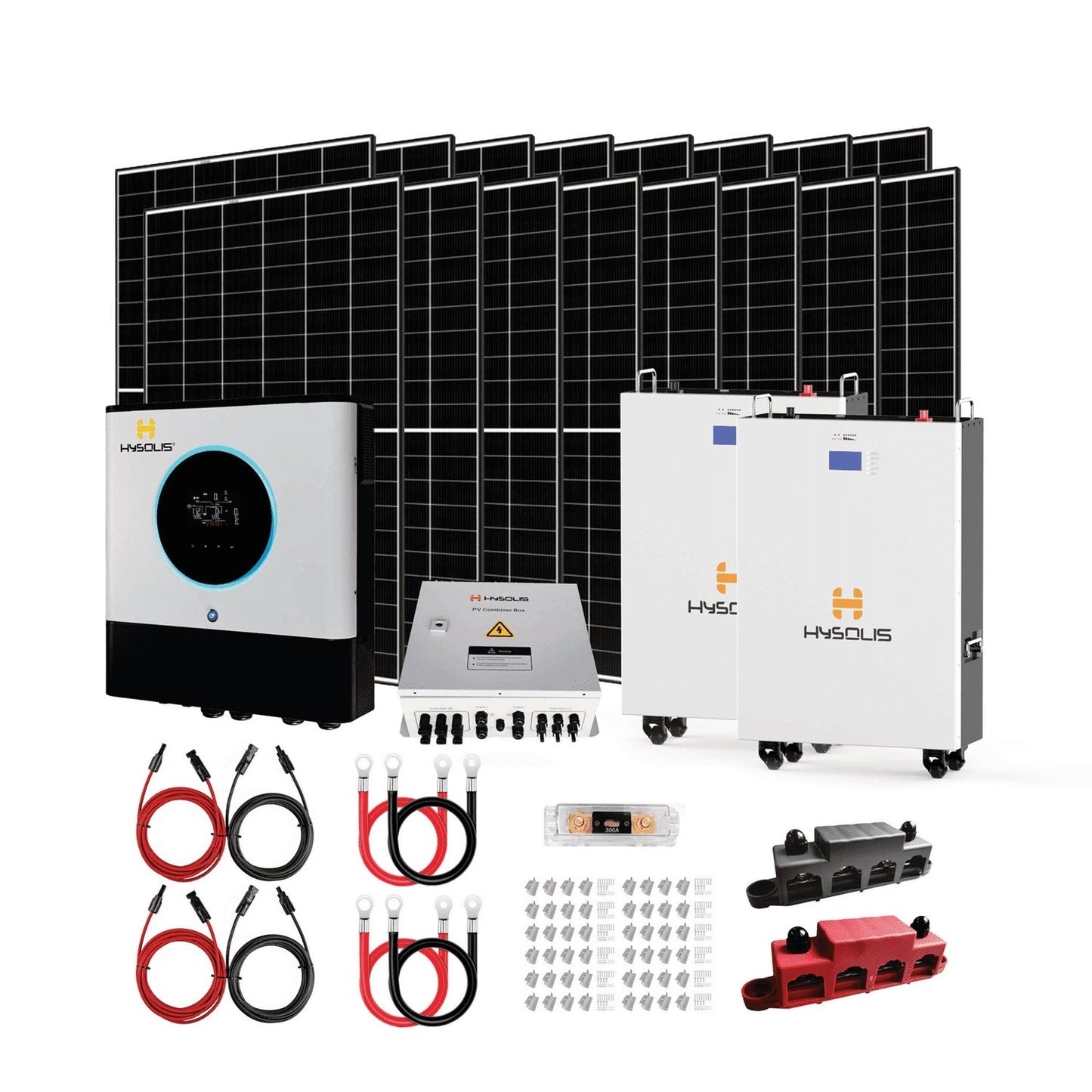 HYSOLIS|6.5kW Solar Power System+10kWh Lithium-Iron Battery+4-8kW PV Complete kit-EcoPowerit