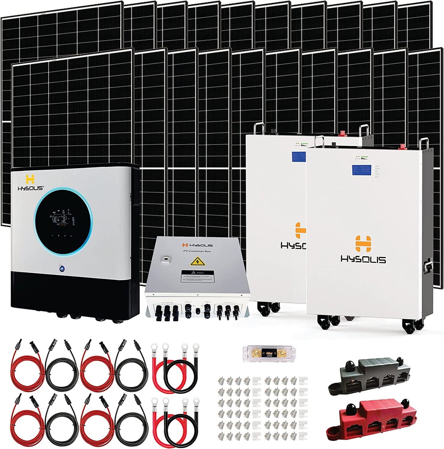 HYSOLIS|6.5kW Solar Power System+10kWh Lithium-Iron Battery+4-8kW PV Complete kit-EcoPowerit