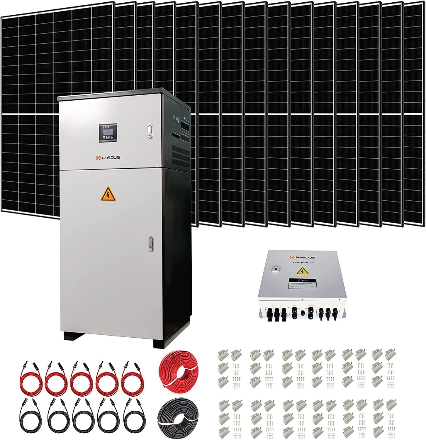 HYSOLIS|Complete 6KW Off-Grid Solar Power Station 120V/240V Split Phase Solar Energy Storage System-EcoPowerit