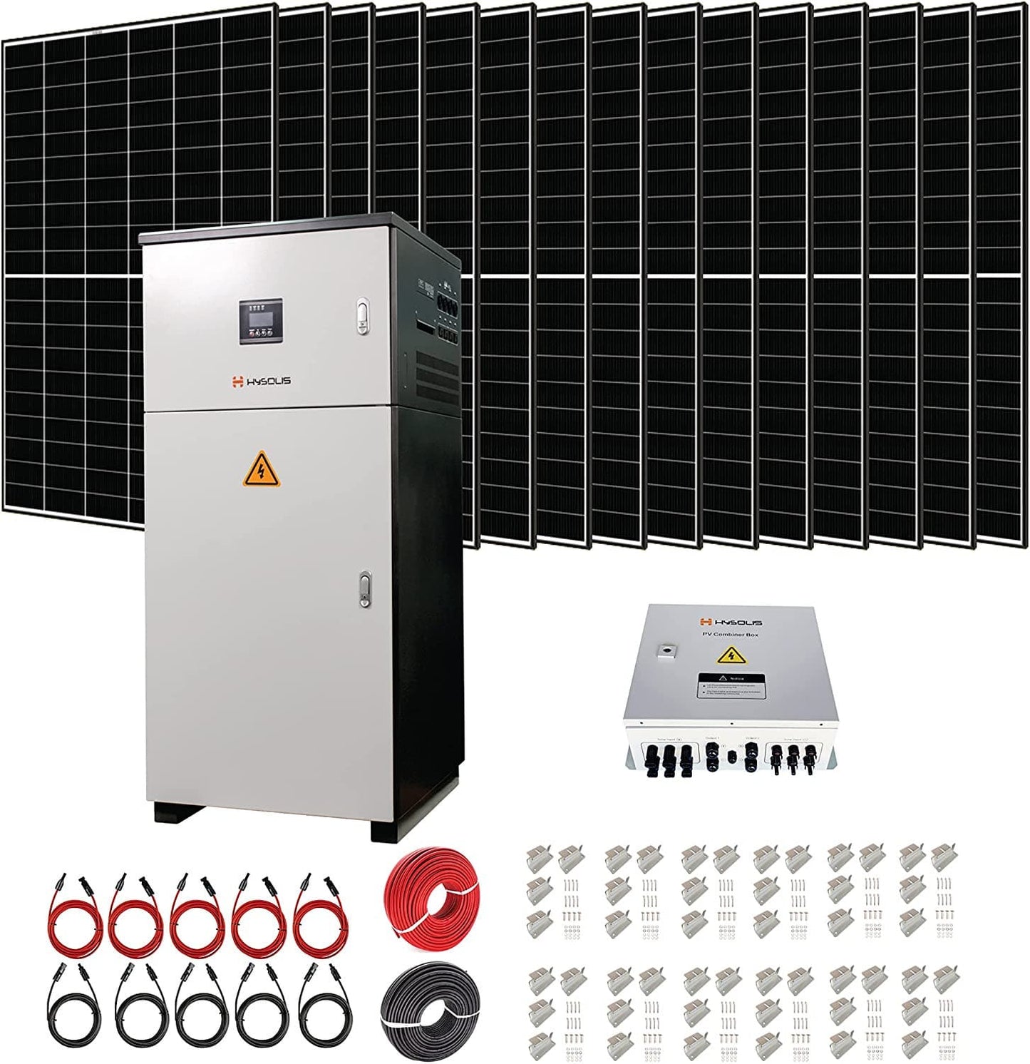 HYSOLIS|Complete 6KW Off-Grid Solar Power Station 120V/240V Split Phase Solar Energy Storage System-EcoPowerit
