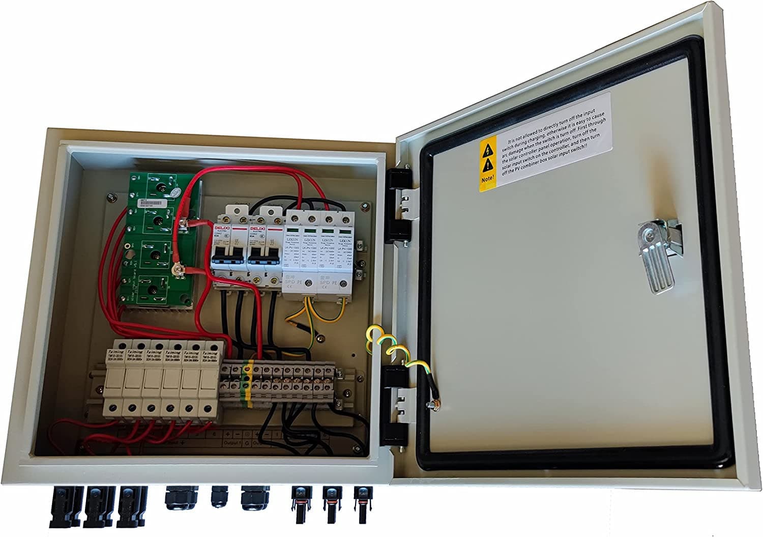 HYSOLIS|Solar PV Combiner Box 4/6 String, 63A Breakers,16A String fuses,Anti Reverse Current Module -EcoPowerit