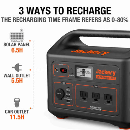 Jackery| Explorer 1000 - 1002Wh Portable Power Station - EcoPowerit