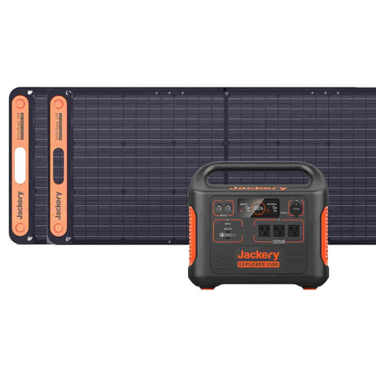 Jackery| Explorer 1500 Capacity 1534Wh + 100W SolarSaga Panel Solar Generator - EcoPowerit