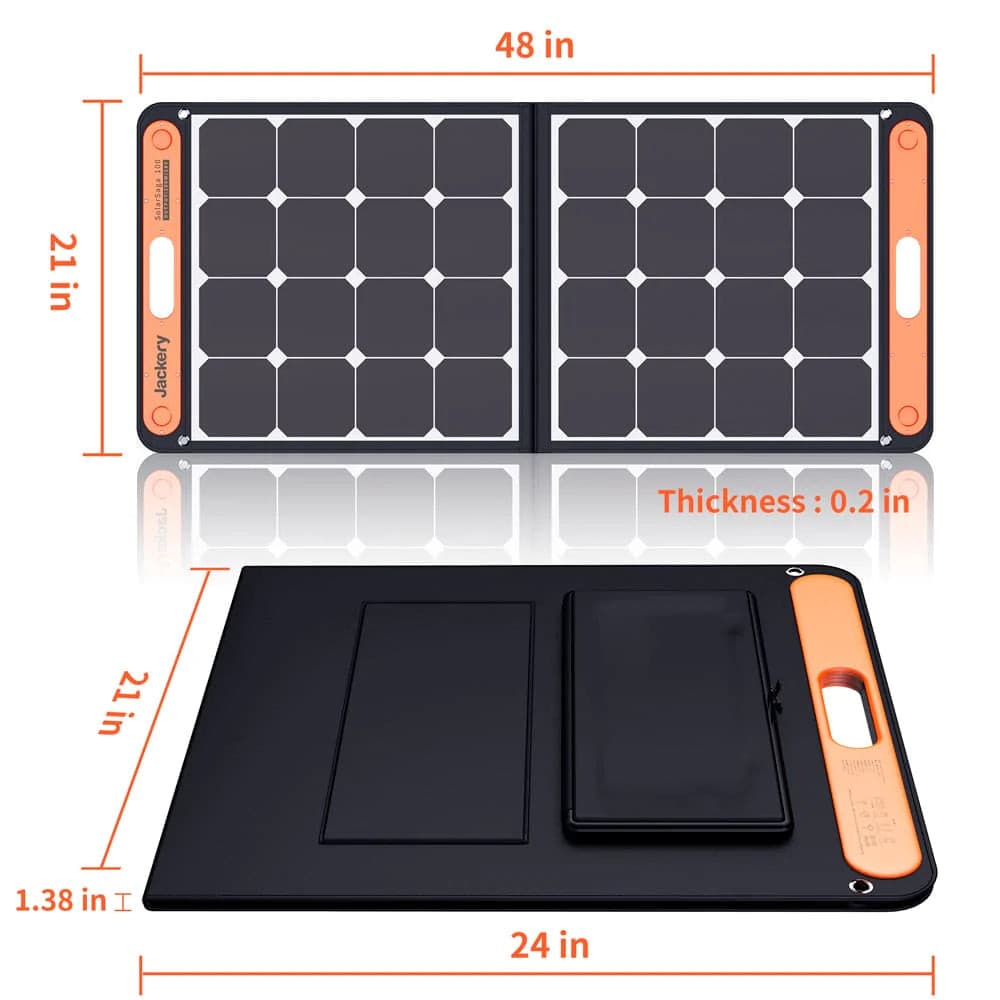 Jackery| Explorer 1500 Capacity 1534Wh + 100W SolarSaga Panel Solar Generator - EcoPowerit