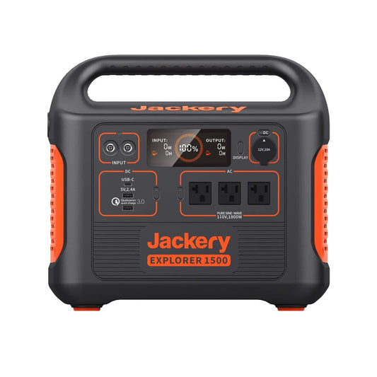 Jackery| Explorer 1500 Capacity 1534Wh + 100W SolarSaga Panel Solar Generator-EcoPowerit