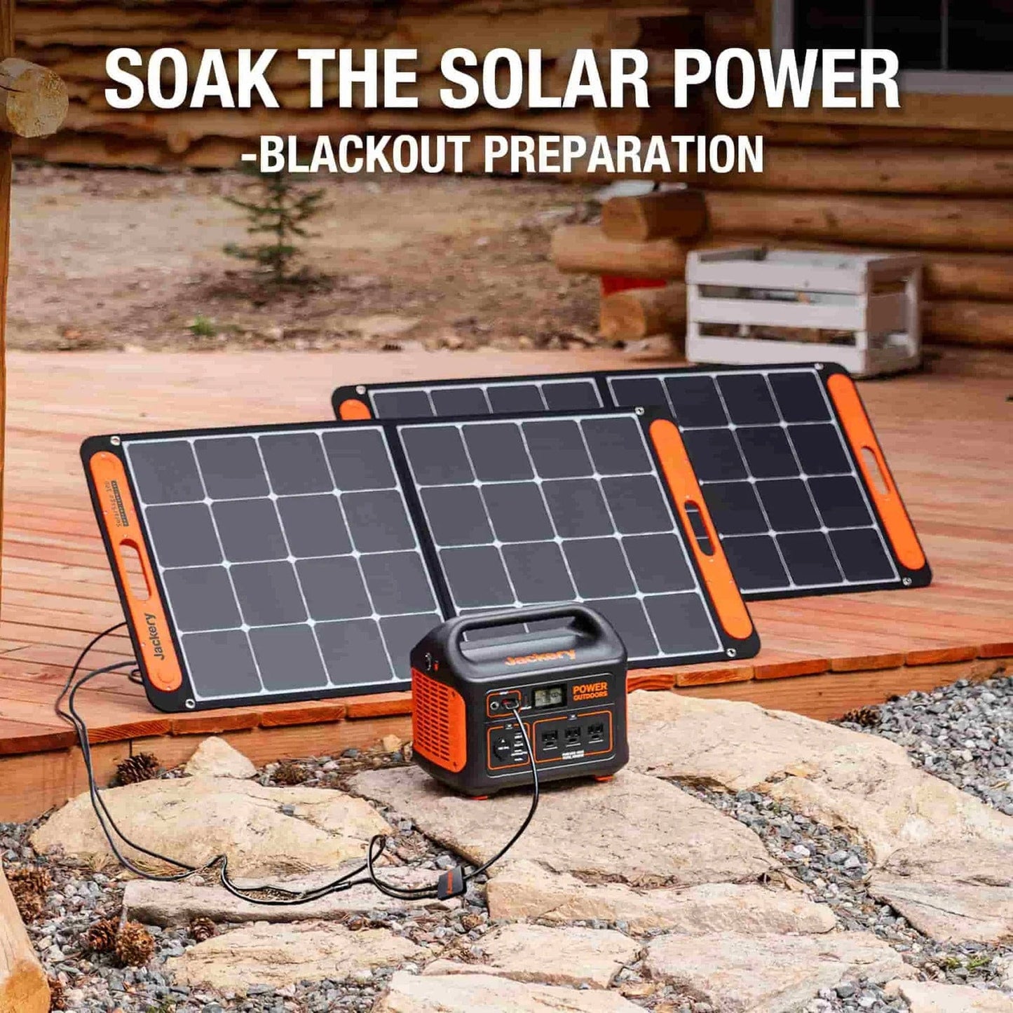 Jackery| Explorer 1500 Capacity 1534Wh + 100W SolarSaga Panel Solar Generator - EcoPowerit