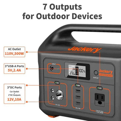 Jackery| Explorer500 - 518 Wh Portable Power Station - EcoPowerit