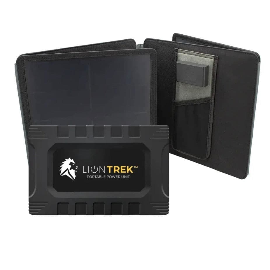 Lion Energy| Trek LiFePO4, 99.9Wh, 150W AC Portable Solar Generator Kit-EcoPowerit