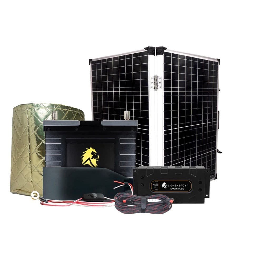 Lion Energy|Safari UT 1300/ 12V 105Ah LiFePO4 Solar Power System Bundle-EcoPowerit